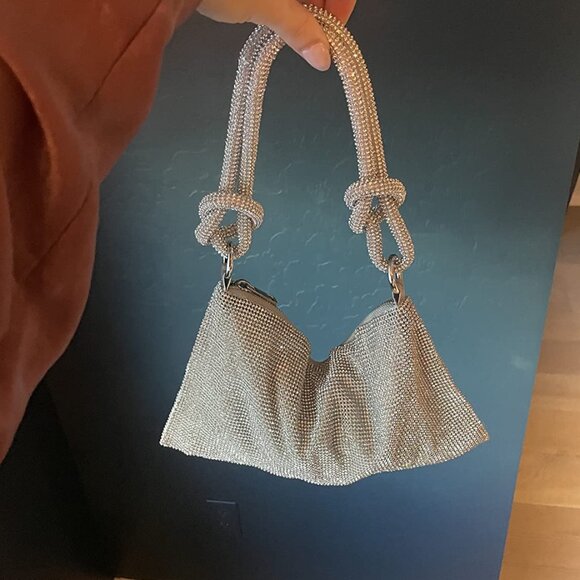 Neiman Marcus Vegas Medium Rhinestone Hobo Bag - Picture 4 of 5